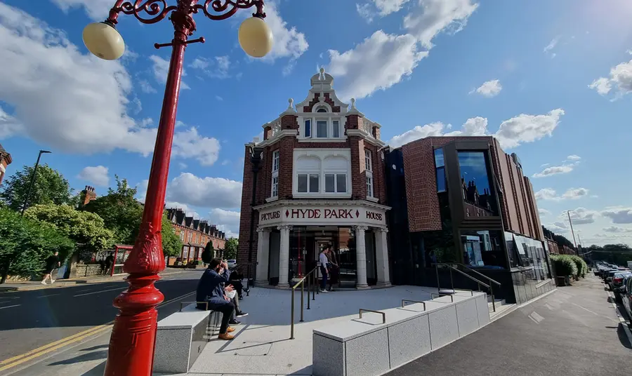 Exterior view of Hyde Picture House