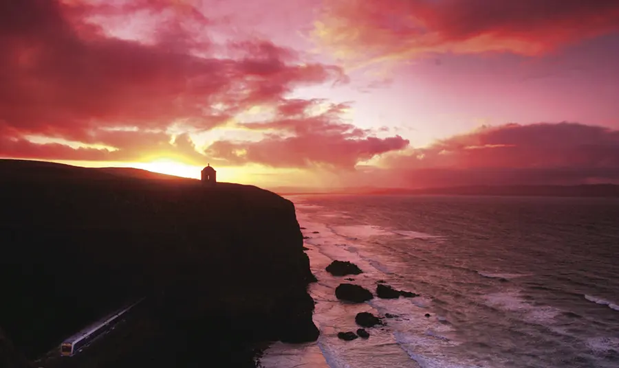 "Huge" investment for Northern Ireland's heritage Binevenagh mountains