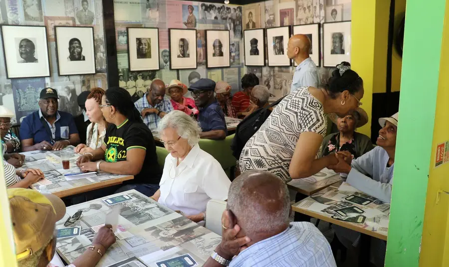 Identities & Stories - Caribbean Takeaway Takeover people in cafe