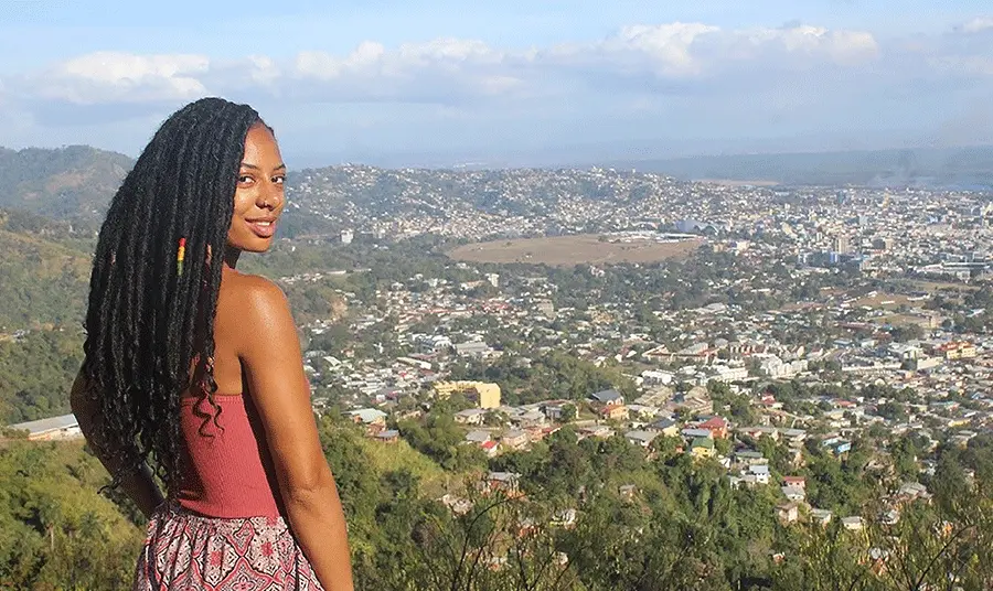 Black History Month: breaking down barriers to nature for young Black people Chantelle Lindsay outdoors enjoying nature
