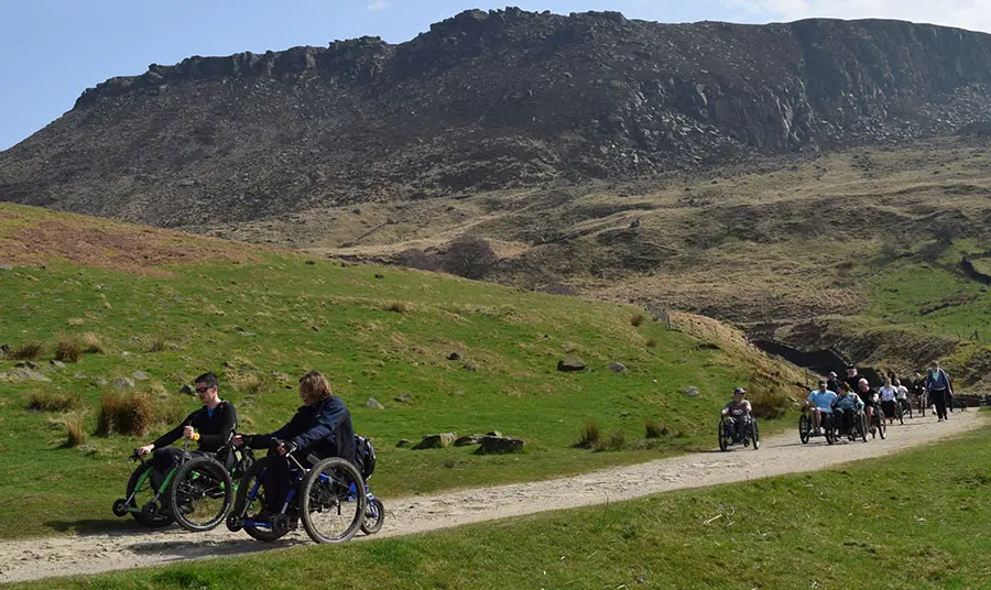 Experience Community CIC: Heritage For All Experience Community CIC wheelchair users enjoying the countryside