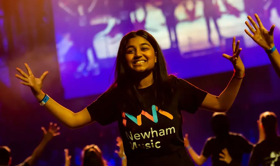 The Olympics 2012 Legacy Songbook Person from Newham Music Trust performing