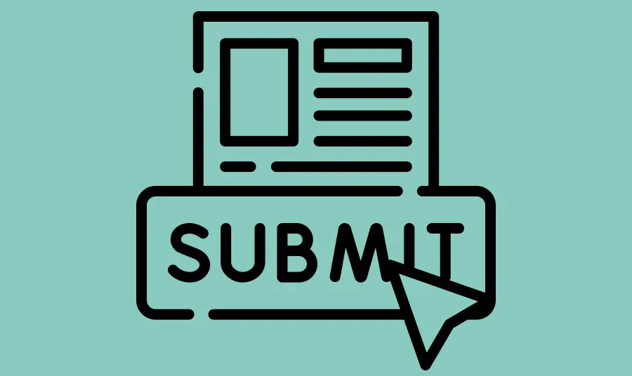 Icon: submitting a form