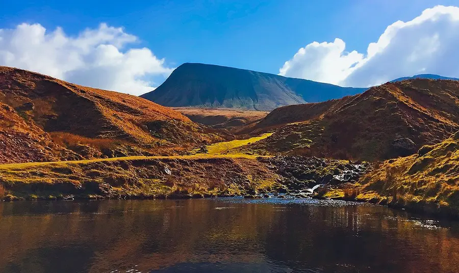 Capacity-building grants for environmental charities in Wales Brecon Beacon mountains and a lake