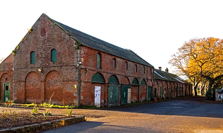 Exterior view of Silverburn Flax Mill