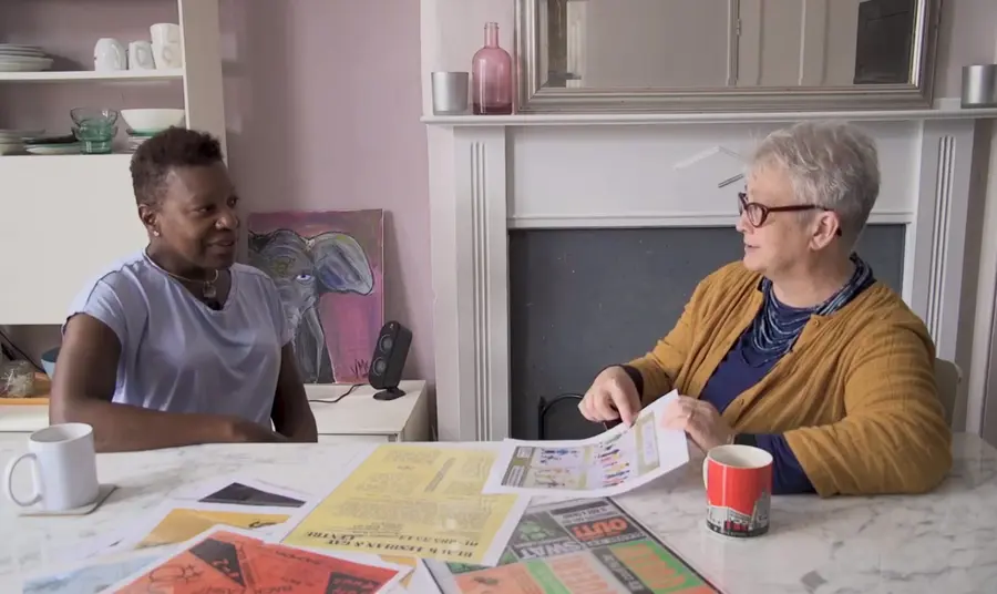 In conversation: Jan Pimblett and Veronica McKenzie on engagement, archives and collecting stories of LGBT+ people’s lives Jan Pimblett, recently retired from the London Metropolitan Archives, and Veronica McKenzie, from the Haringey Vanguard BAME LGBT+ project talking at the kitchen table