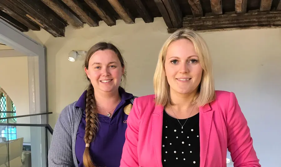 How a medieval church is supporting mental health in Ipswich Rebecca Herod and Kristina Brinkley