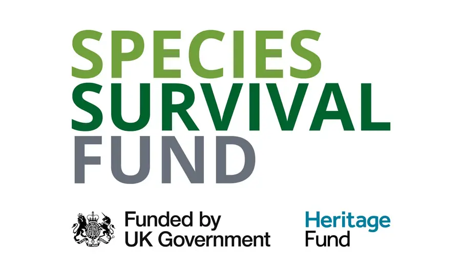 Species survival fund acknowledgement logo Species survival fund acknowledgement logo