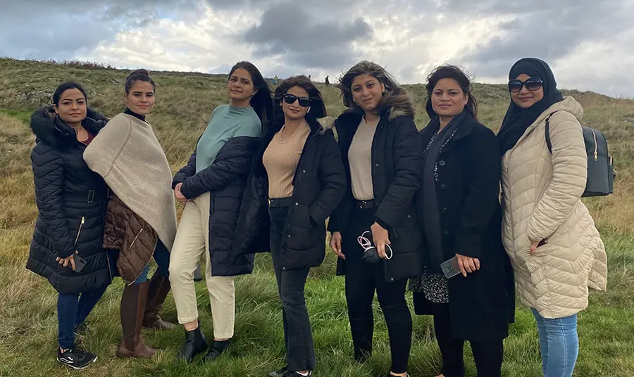 Wayfinding: Diversity, Equity and Inclusion in the Great Outdoors Women attending Wayfinding project