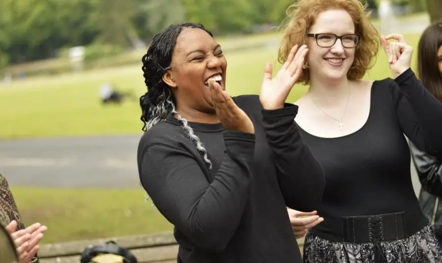 What is Kick the Dust? Two young women