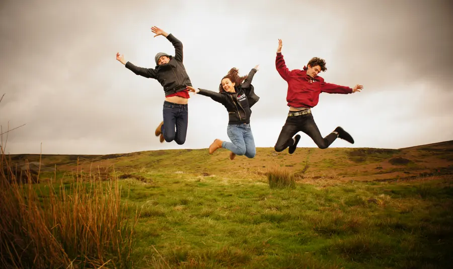 Boost for youth heritage thanks to £7million government investment Young people jumping
