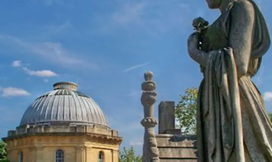 Macchetta Chapel at the Grade I registered Brompton Cemetery Macchetta Chapel at the Grade I registered Brompton Cemetery