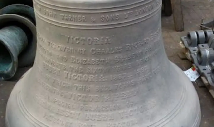 One of the bells due to be restored at the Church of St Goran One of the bells due to be restored at the Church of St Goran