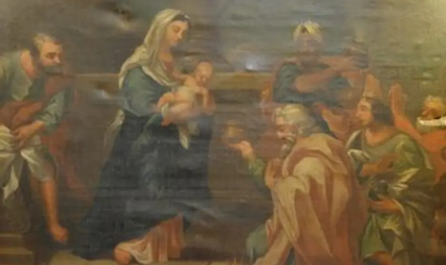 The Adoration of the Magi at St Peter's Church, Great Totham The Adoration of the Magi at St Peter's Church, Great Totham