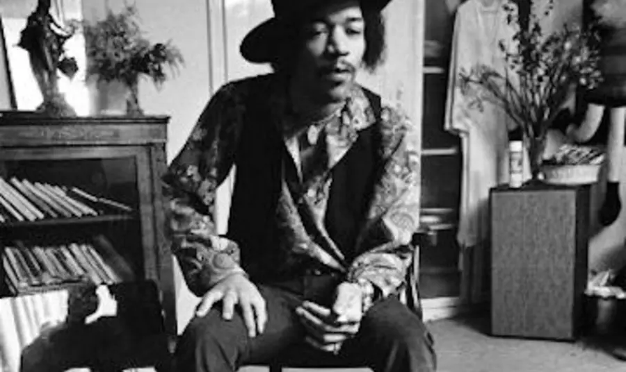 Jimi Hendrix in his 23 Brook Street flat Jimi Hendrix in his 23 Brook Street flat