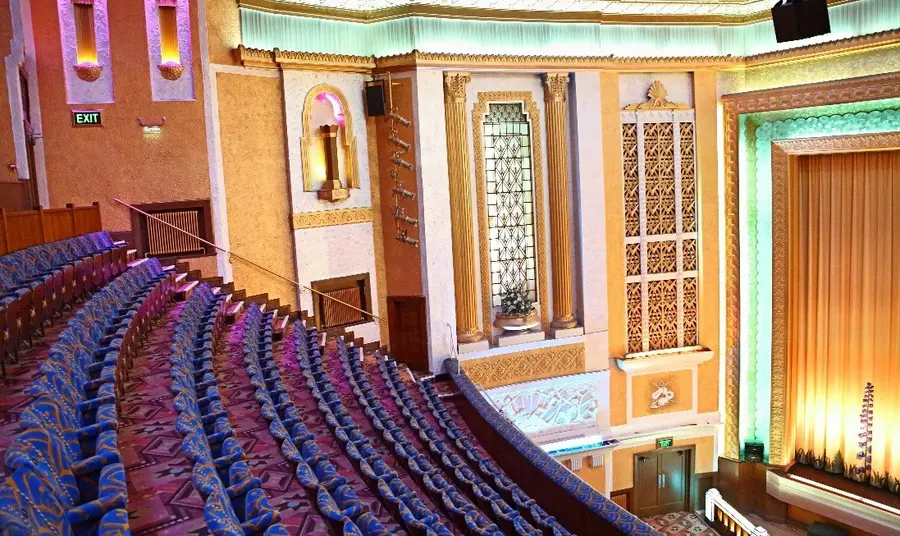 The Restoration of the Plaza Stockport The auditorium, restored to its original state in 1932 with exact replica seating
