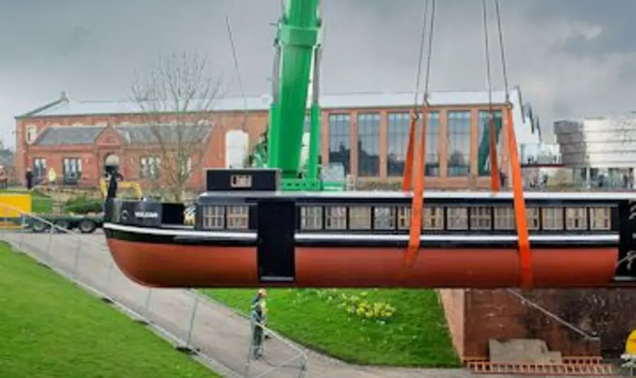 The Vulcan, the world’s first iron-hulled boat The Vulcan, the world’s first iron-hulled boat