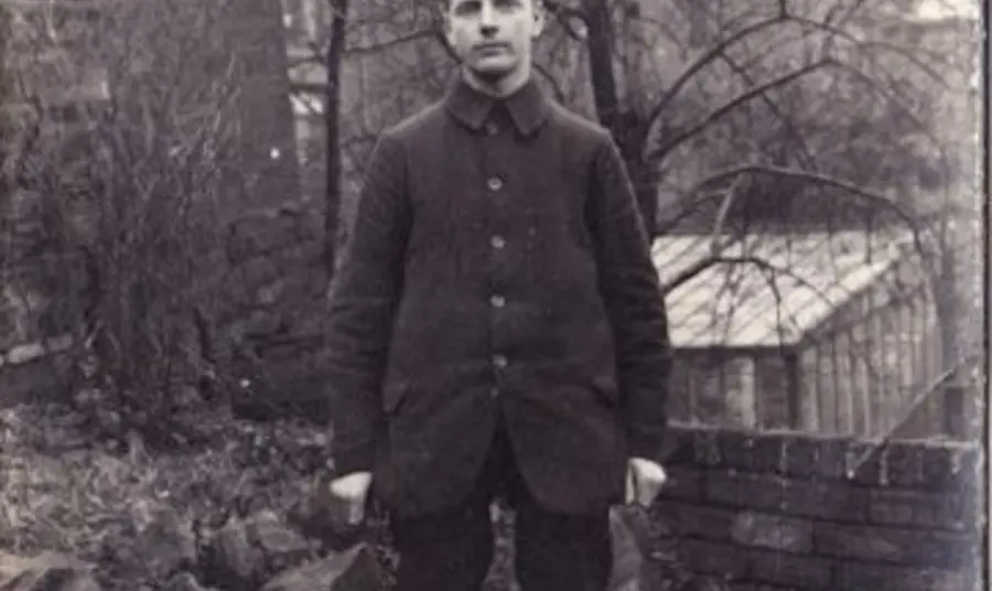 James Craven photographed at 35, Parsonage Crescent, Sheffield before he went to fight in the First World War James Craven photographed at 35, Parsonage Crescent, Sheffield before he went to fight in the First World War