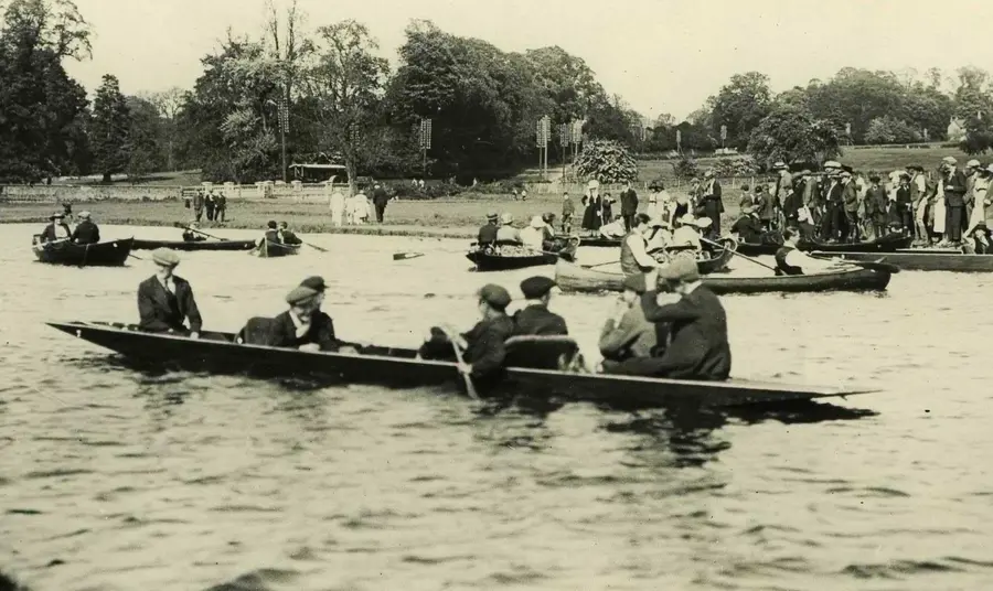 Wicksteed Lake in the 1920s Wicksteed Lake in the 1920s