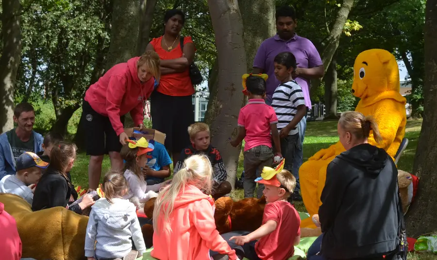 Children in Bowling Park, Bradford
