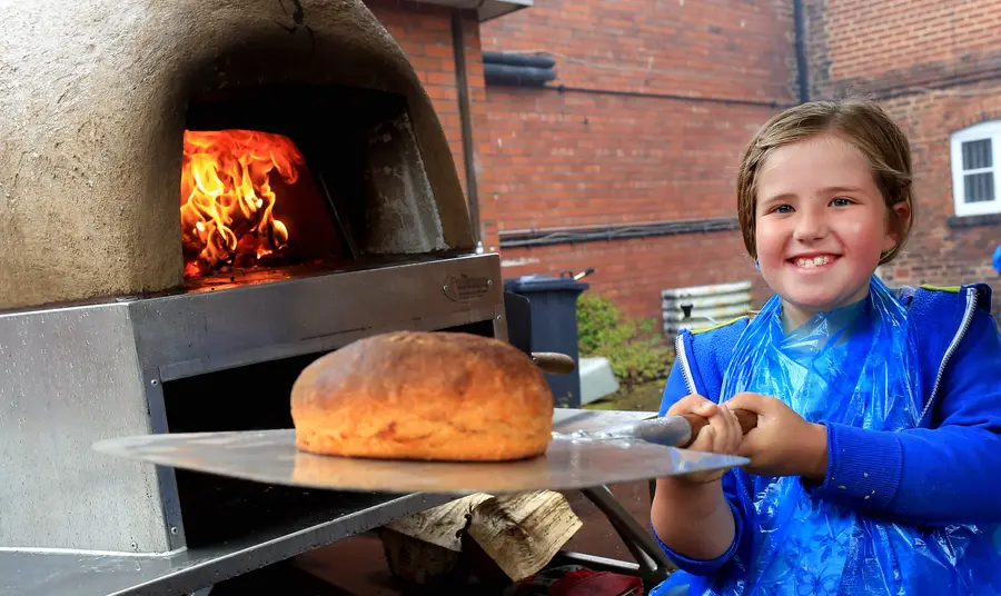 Bread In Common Bread making session with the mobile oven.