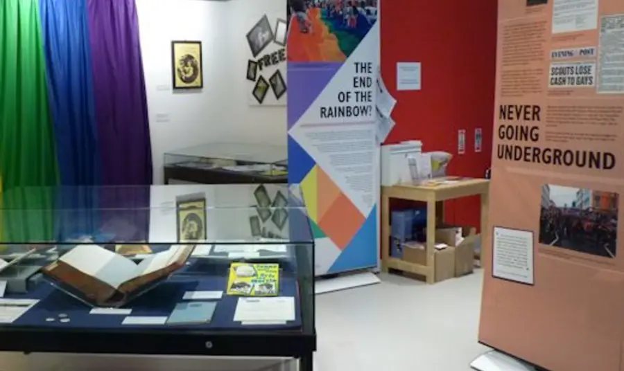 Inside view of the OutStories exhibition Inside view of the OutStories exhibition