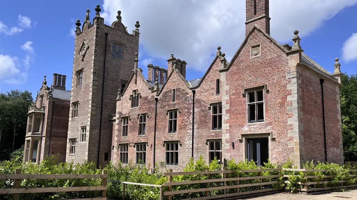 Bank Hall in Bretherton, Lancashire The exterior of Bank Hall in Bretherton, Lancashire