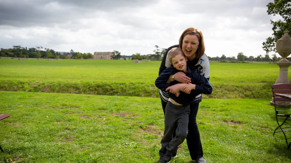 Changing lives: helping Rachel reach Stanley’s world Mother and son