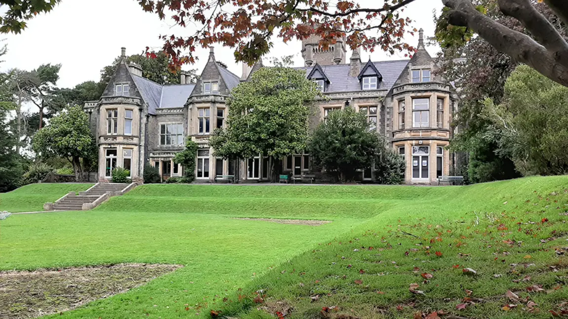 Heritage Emergency Fund lifeline for Insole Court A large mansion with lawn in front