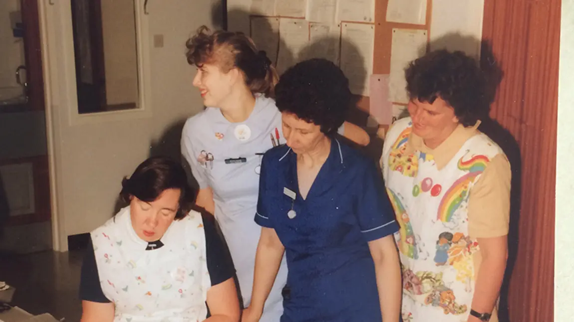Celebrating 70 years of the NHS Four nurses