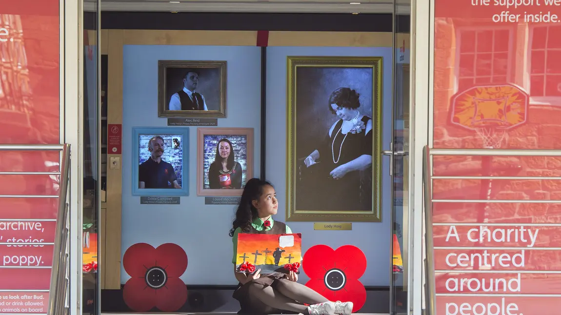 The Poppy story goes on the road Bud, a touring exhibition, travels across Scotland