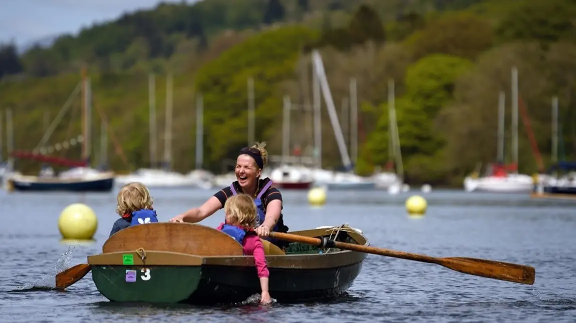 25 Years of National Lottery love for Britain's Great Outdoors Rowing at Fell Foot