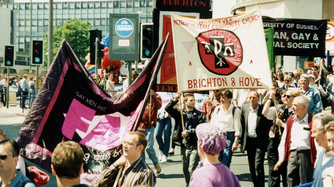 Future-proofing heritage: experience and advice from Brighton LGBT+ leaders Brighton Pride, 1995