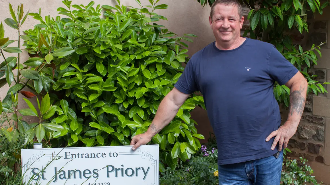 Changing lives: Sean returns to place that saved his life to help others on road to recovery Sean Dennedy outside