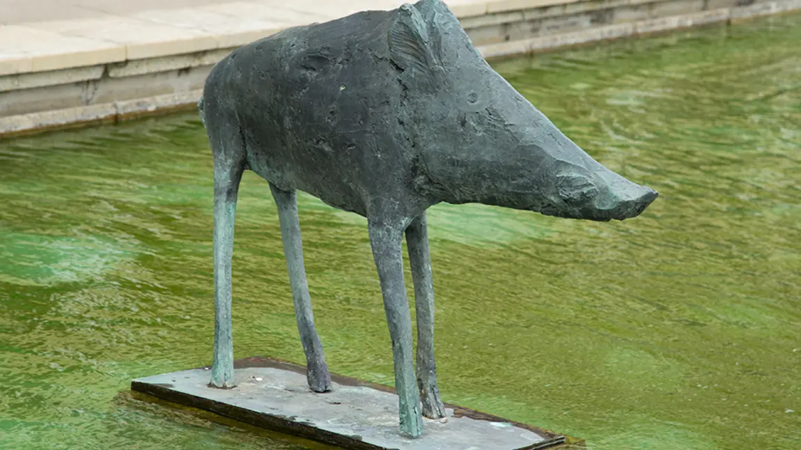 Secrets of Essex's Sculpture Town revealed in new archive Sculpture of a boar