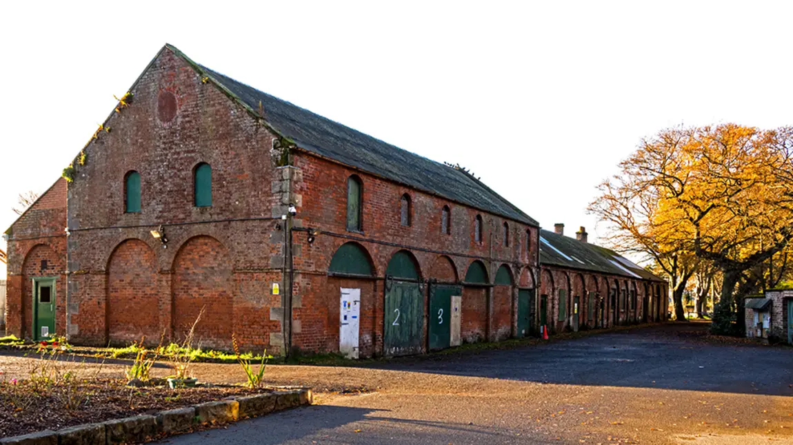 Exterior view of Silverburn Flax Mill