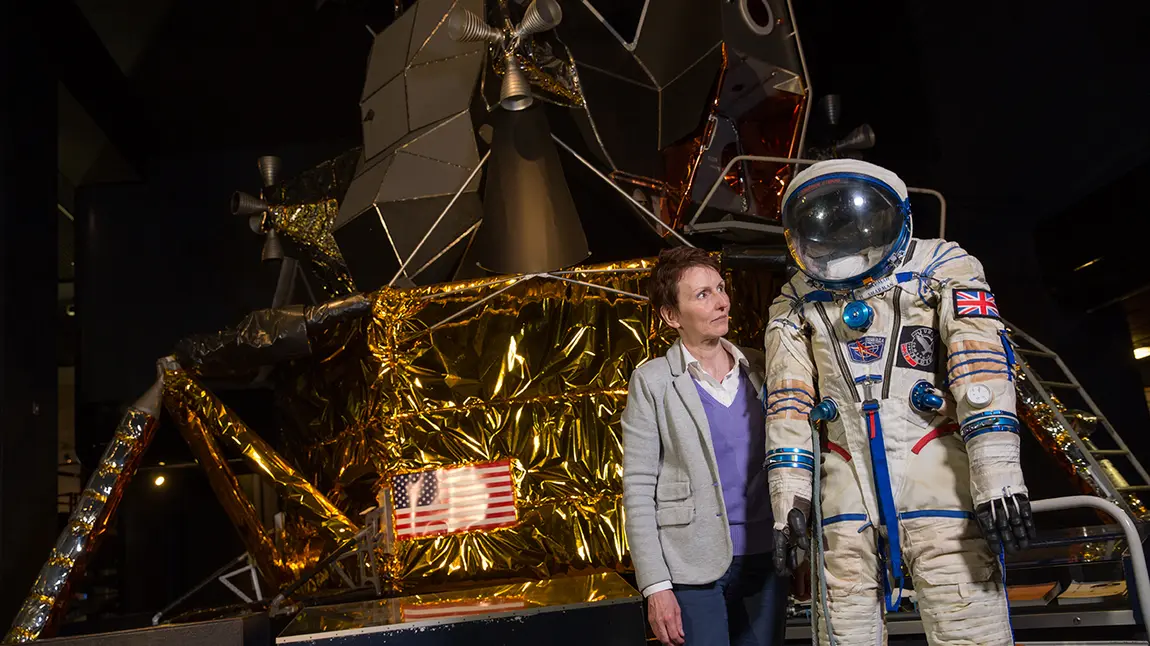 'Made to measure': the story of Helen Sharman's unique spacesuit Helen Sharman and her spacesuit