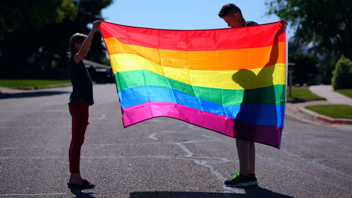 First LGBT+ project to be funded in Northern Ireland LGBT flag