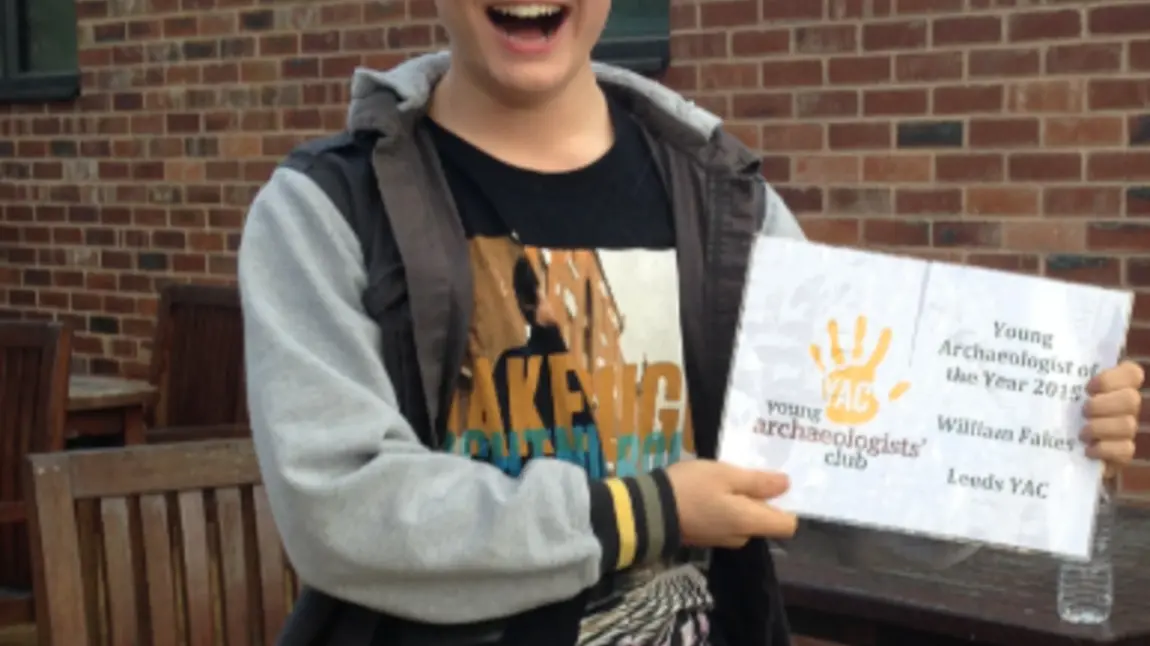 Changing lives: Budding archaeologist William receives National Award Happy boy
