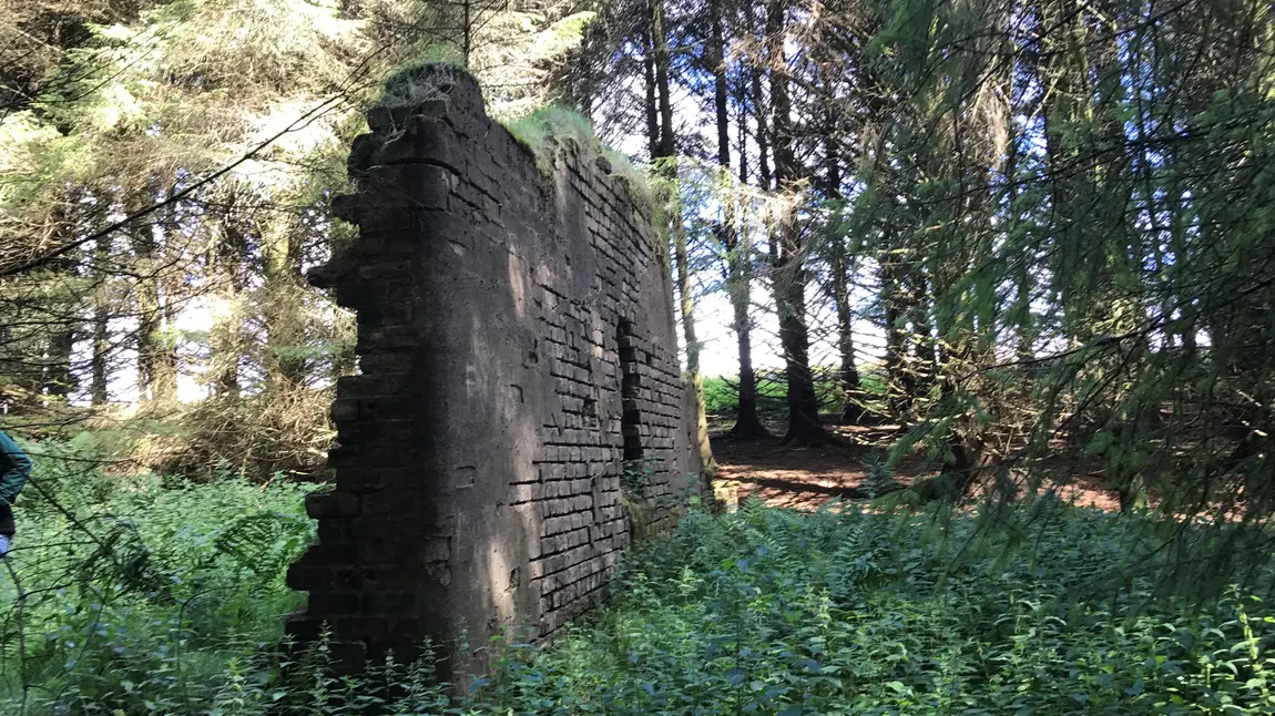 Coalfield Landscape in line for National Lottery boost A remaining wall of the Lost Mining Village