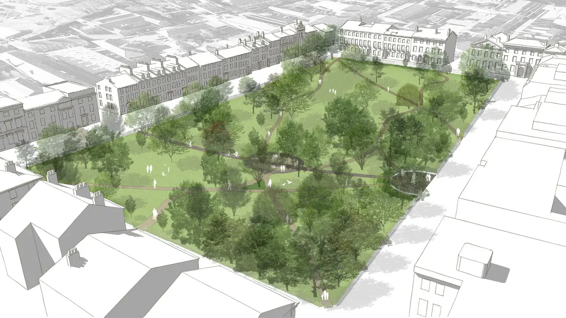 Funding for £1.2m Winckley Square Gardens restoration is approved Computerised image of Winckley Square after restoration
