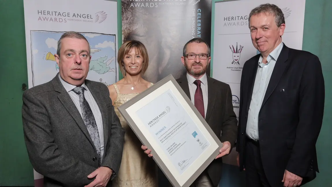 Celebrating Northern Irelands’s Heritage Angels Winners of Best Craftsman or Apprentice on a Heritage Rescue or Repair Project