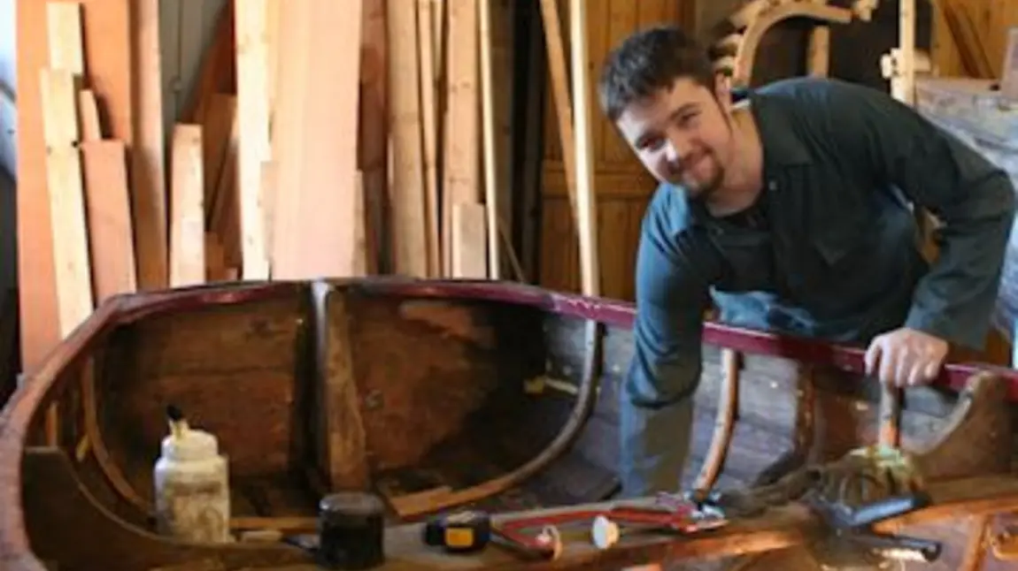 Trainee at work at Blyth Tall Ship project Trainee at work at Blyth Tall Ship project