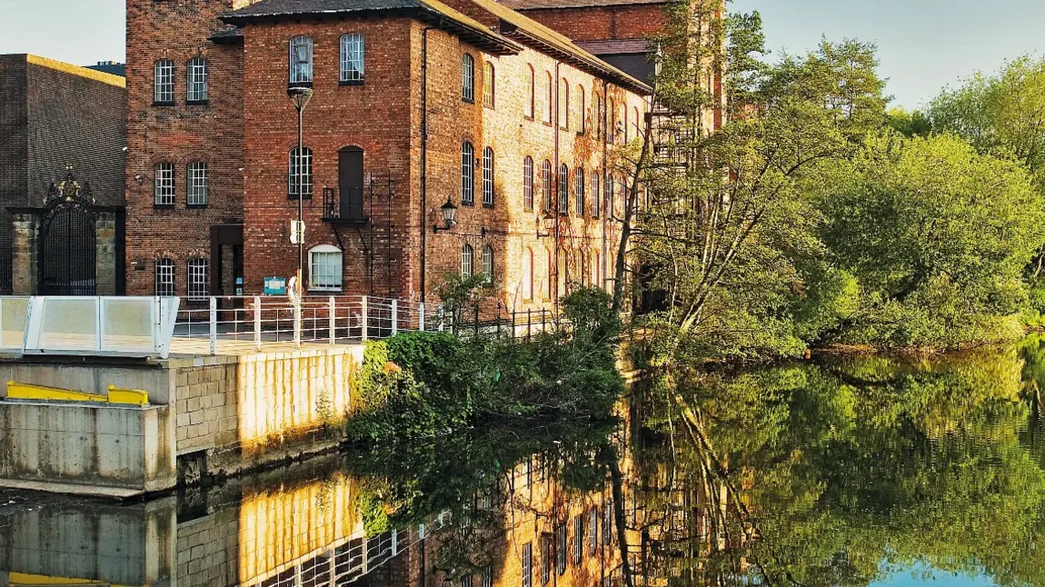 £31.7m National Lottery support for three major heritage projects Derby Silk Mill seen from the river
