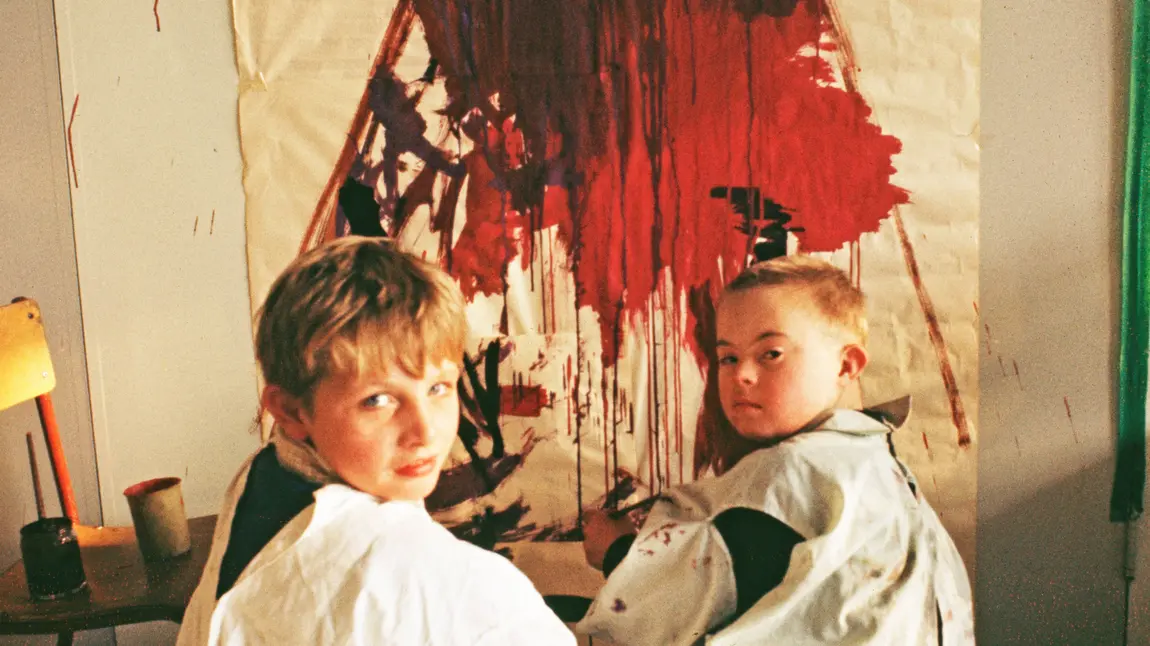 Image of two children who were patients at Hensol Image of two children who were patients at Hensol