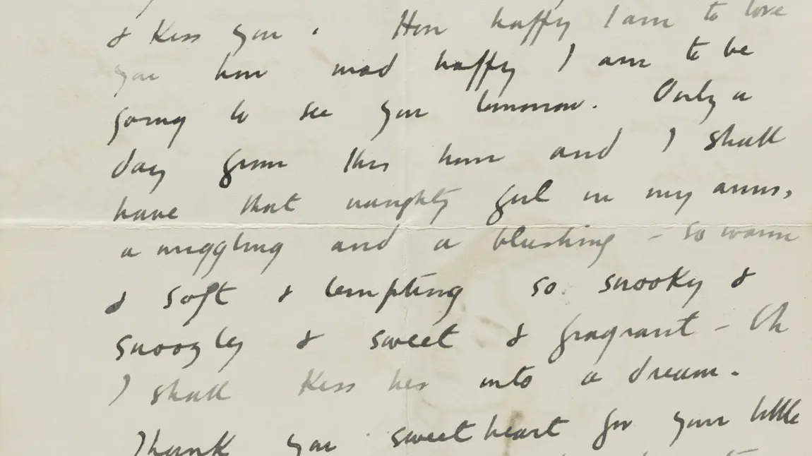 A tender love letter from Paul Nash to his wife Margaret A tender love letter from Paul Nash to his wife Margaret