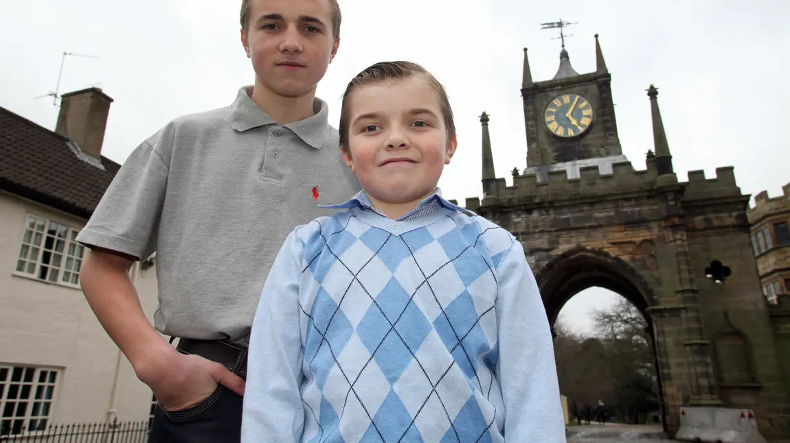 John and BillyJoe Robinson at Auckland Castle John and BillyJoe Robinson at Auckland Castle