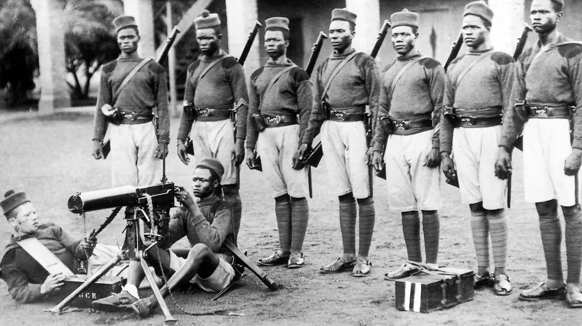 Hidden black stories of the First World War The Machine Gun Section of No.1 Company, Gold Coast Regiment