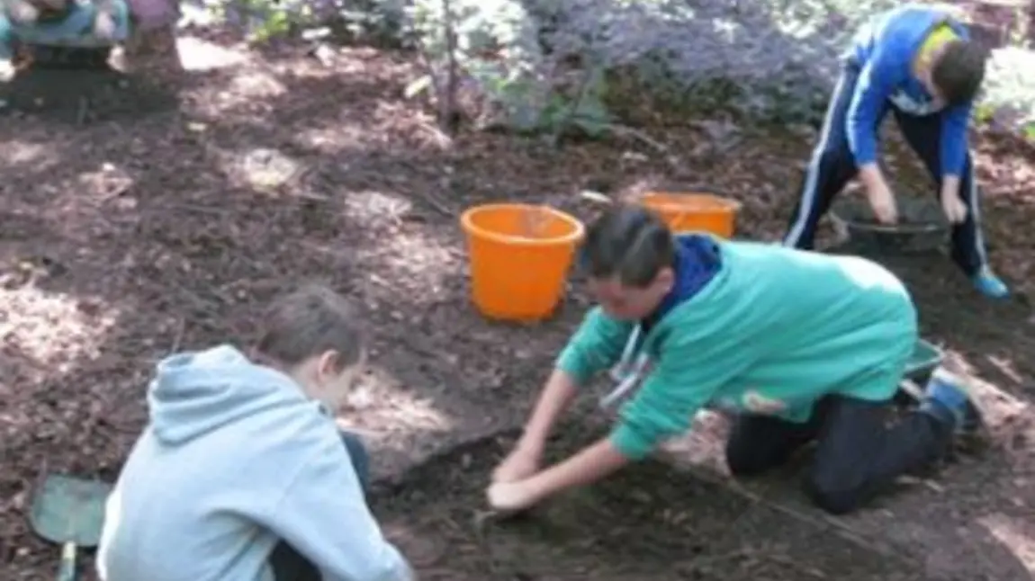 Bolton-on-Swale St. Mary’s Primary Church of England School children, unearthing the past Bolton-on-Swale St. Mary’s Primary Church of England School children, unearthing the past